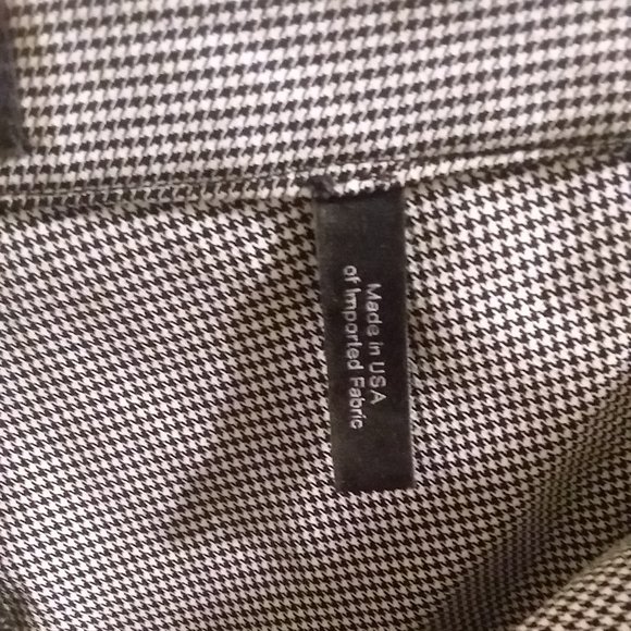 Theory Women's Size 2 Classic Ankle Pants Black & White Houndstooth - Picture 8 of 9